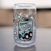 M. Bubbles Soda Can Glass